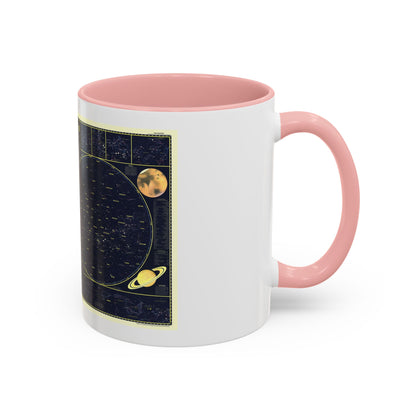 Heavens, The 1 (1957) (Map) Accent Coffee Mug