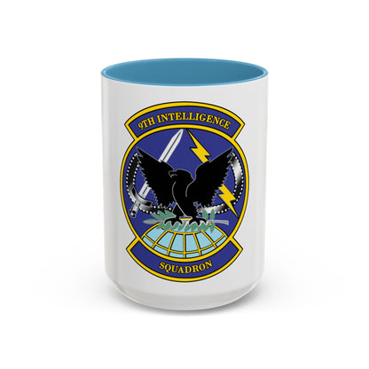 9th Intelligence Sq (U.S. Air Force) Accent Coffee Mug
