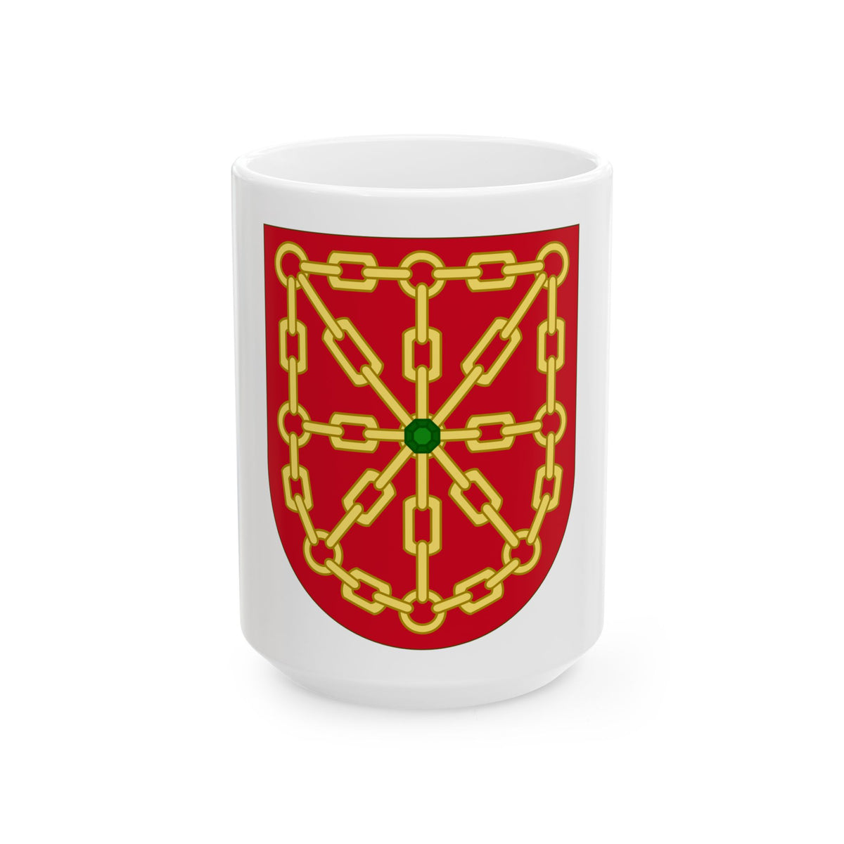 Arms of Navarre - White Coffee Mug