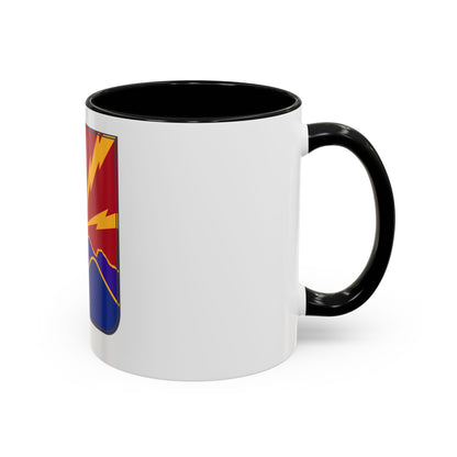 593rd Field Artillery Battalion v2 (U.S. Army) Accent Coffee Mug