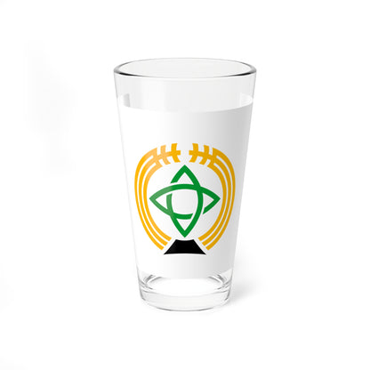 Flag of Nakafurano Hokkaido (Japan) Pint Glass 16oz