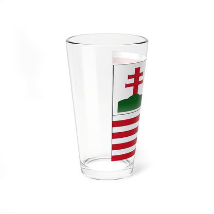 Flag of Hungary 15th century rectangular (Hungary) Pint Glass 16oz