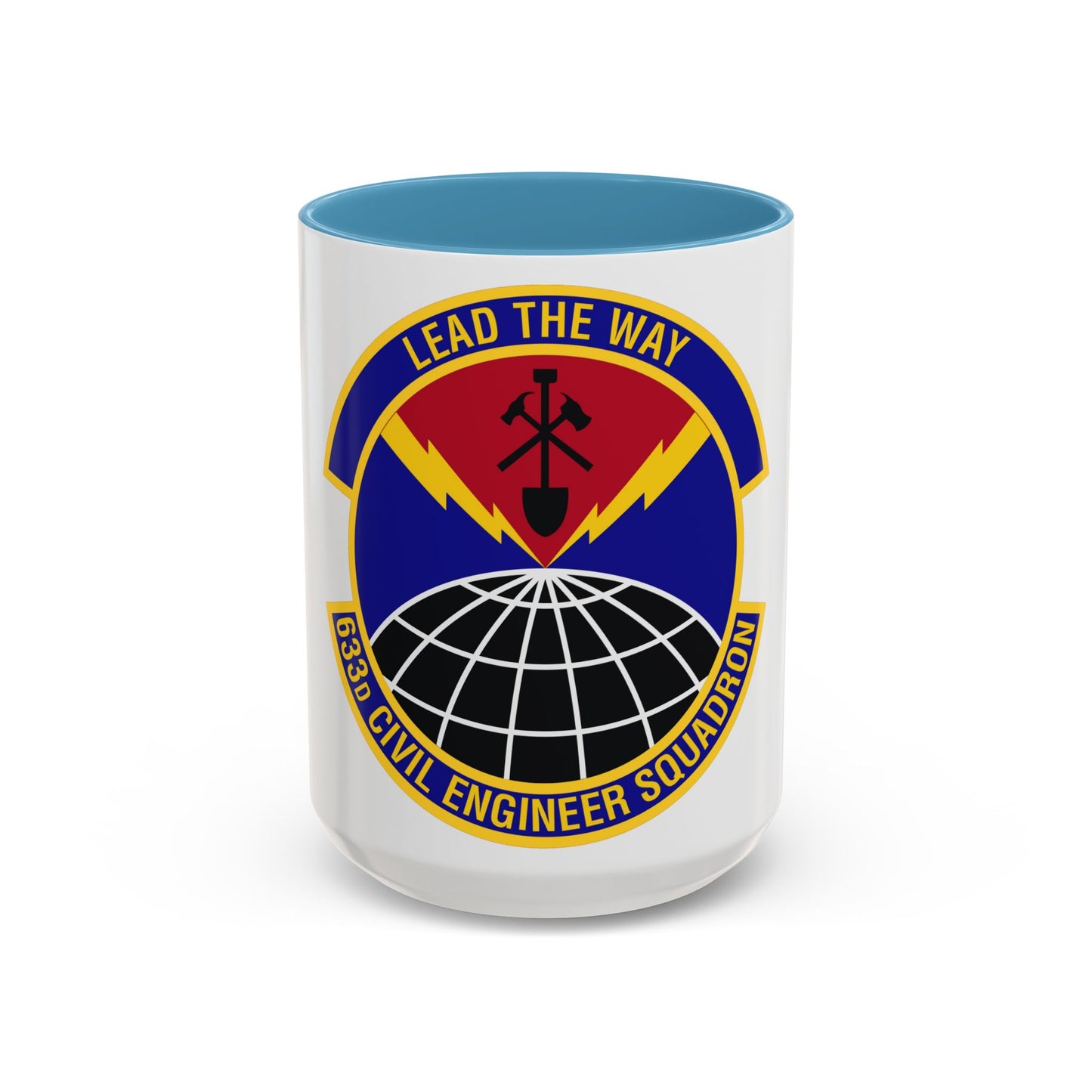 633d Civil Engineer Squadron (U.S. Air Force) Accent Coffee Mug