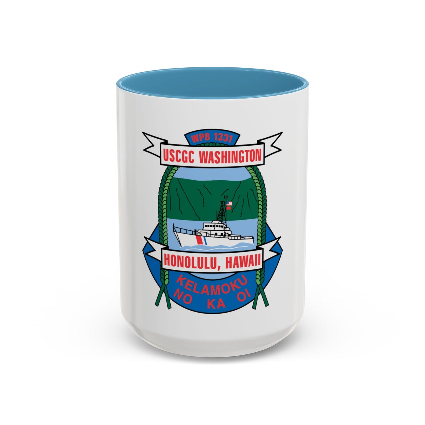 USCGC Washington WPB 1331 Honolulu Hawaii (U.S. Coast Guard) Accent Coffee Mug