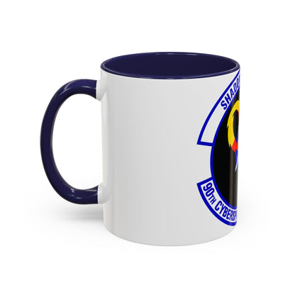 90 Cyberspace Operations Squadron ACC (U.S. Air Force) Accent Coffee Mug