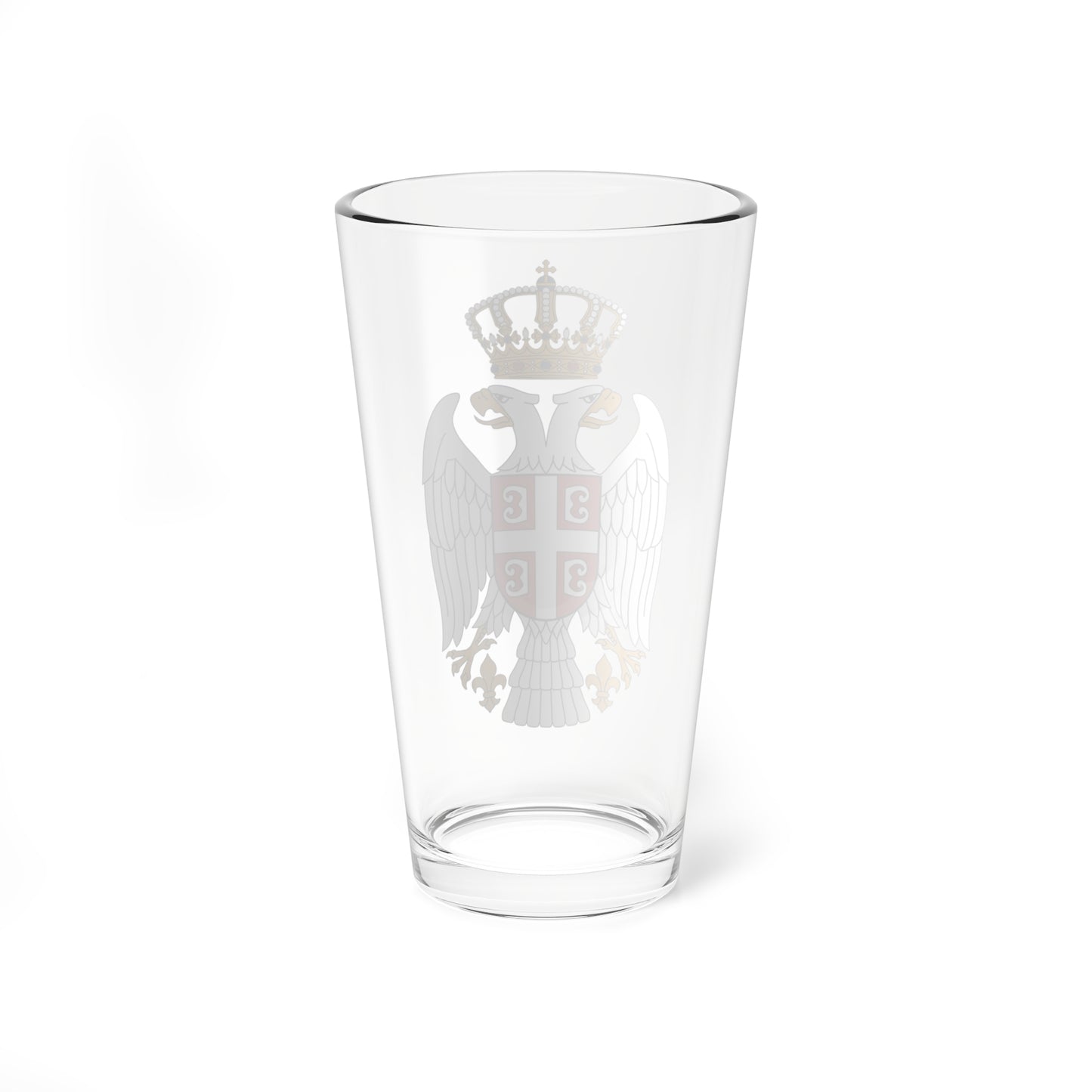 Serbian Eagle (Serbia) (Coat of Arms) Pint Glass 16oz