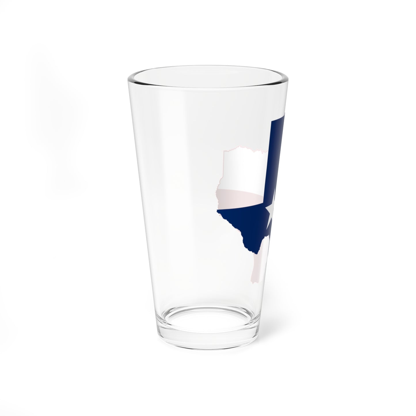 Texas flag map (United States) Pint Glass 16oz