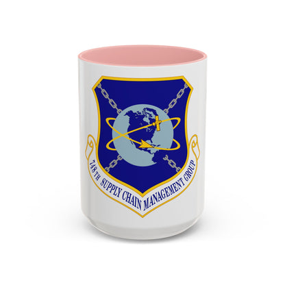 748 Supply Chain Management Group AFMC (U.S. Air Force) Accent Coffee Mug