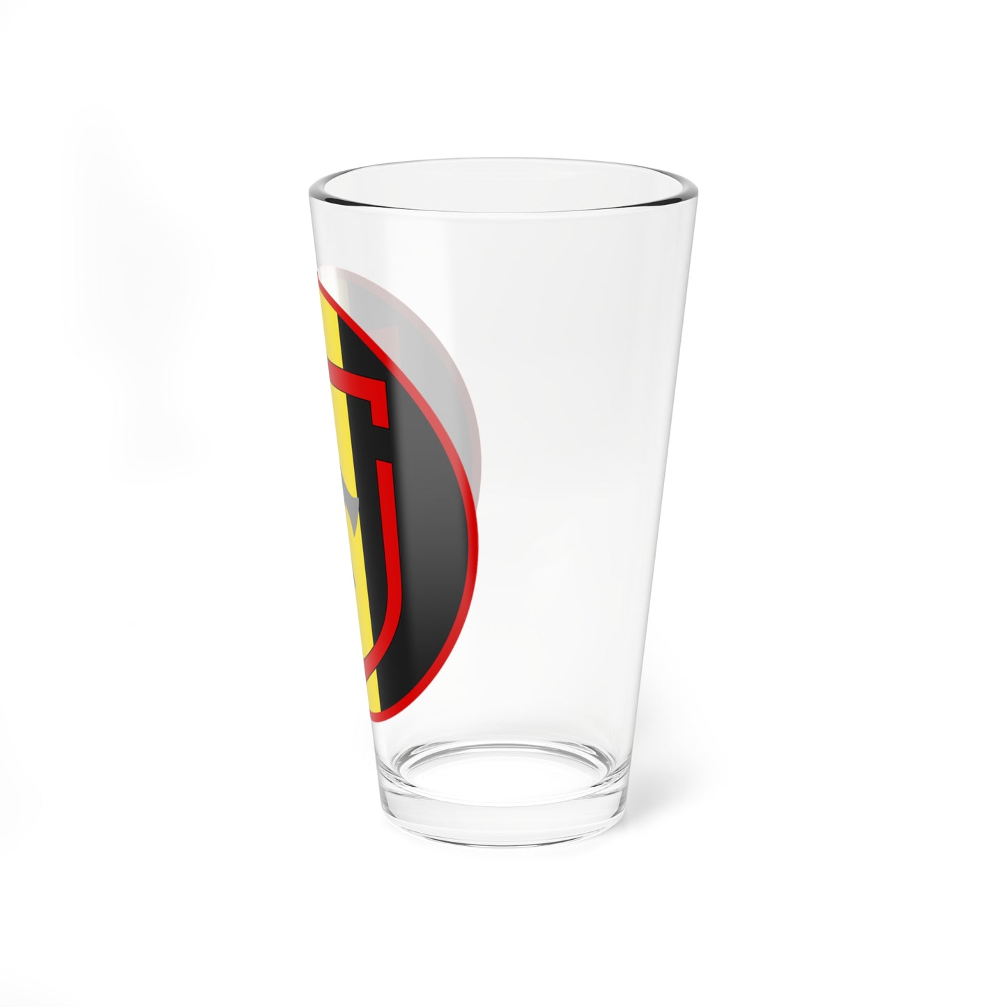 Emblem for the 2-I-IGR (Denmark) (Coat of Arms) Pint Glass 16oz