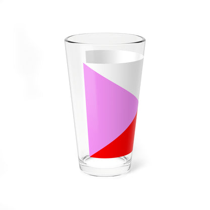 Gay Pride Flag of the Czech Republic (Czech Republic) Pint Glass 16oz