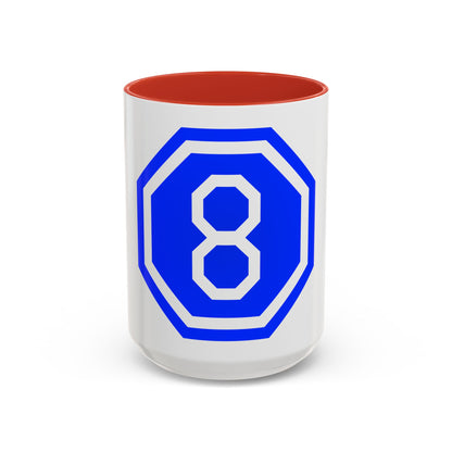 VIII Corps (U.S. Army) Accent Coffee Mug
