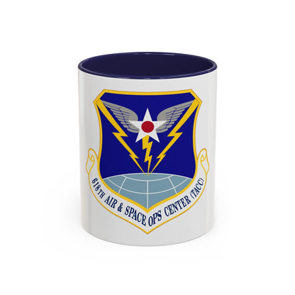618 Air Operations Center AMC (U.S. Air Force) Accent Coffee Mug