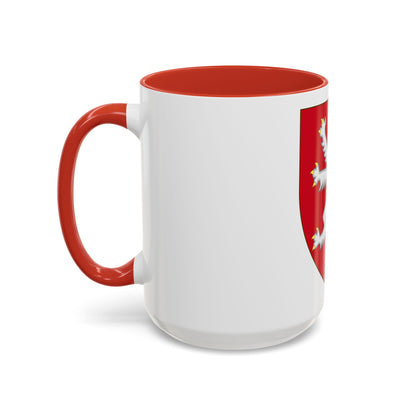 Coat of arms of the House of Luxembourg-Bohemia - Accent Coffee Mug