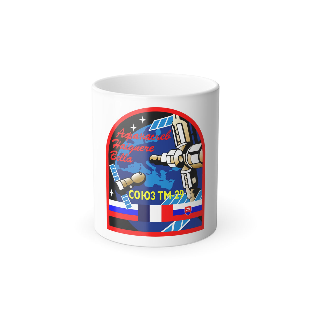 Soyuz TM-29 (Soyuz Programme) Color Changing Mug 11oz