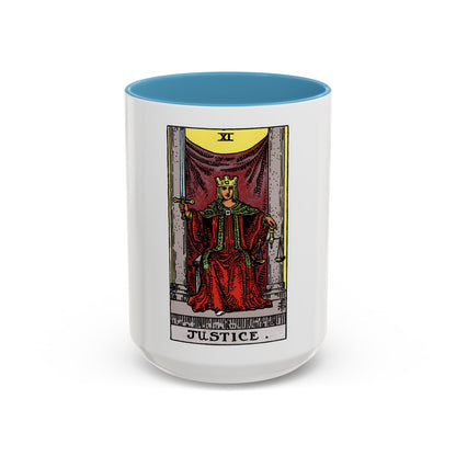 Justice (Tarot Card) Accent Coffee Mug