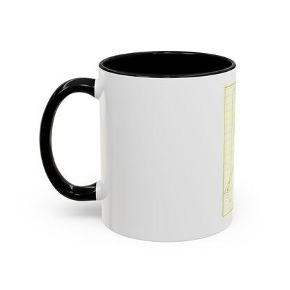 Philippines, The (1905) (Map) Accent Coffee Mug