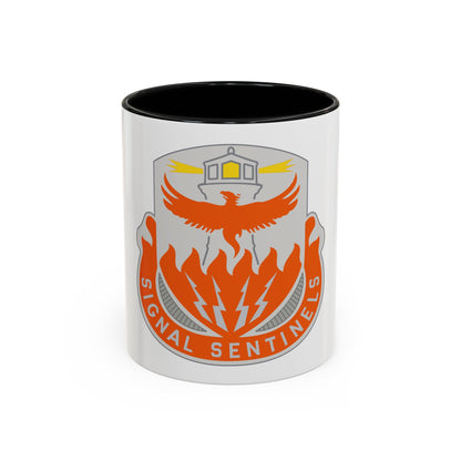 156 Signal Battalion (U.S. Army) Accent Coffee Mug