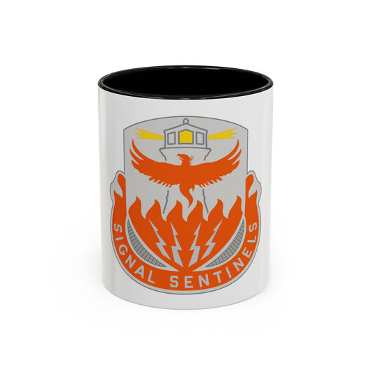 156 Signal Battalion (U.S. Army) Accent Coffee Mug