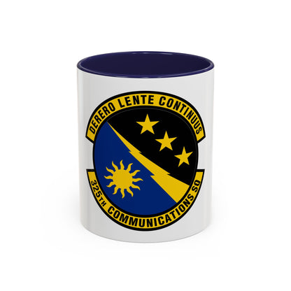 325 Communications Squadron ACC (U.S. Air Force) Accent Coffee Mug