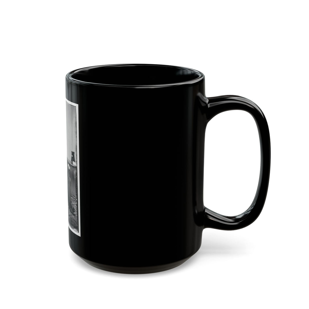 Portrait Of Commander Matthew F. Maury, Officer Of The Confederate Navy (U.S. Civil War) Black Coffee Mug