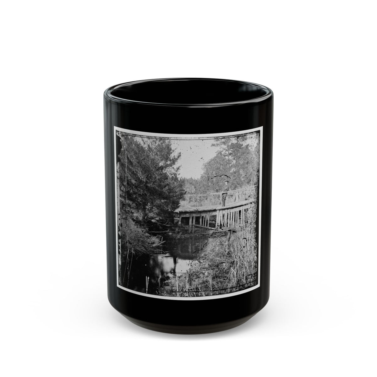 Bridge (U.S. Civil War) Black Coffee Mug