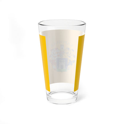 Flag of Kaposvar variant (Hungary) Pint Glass 16oz