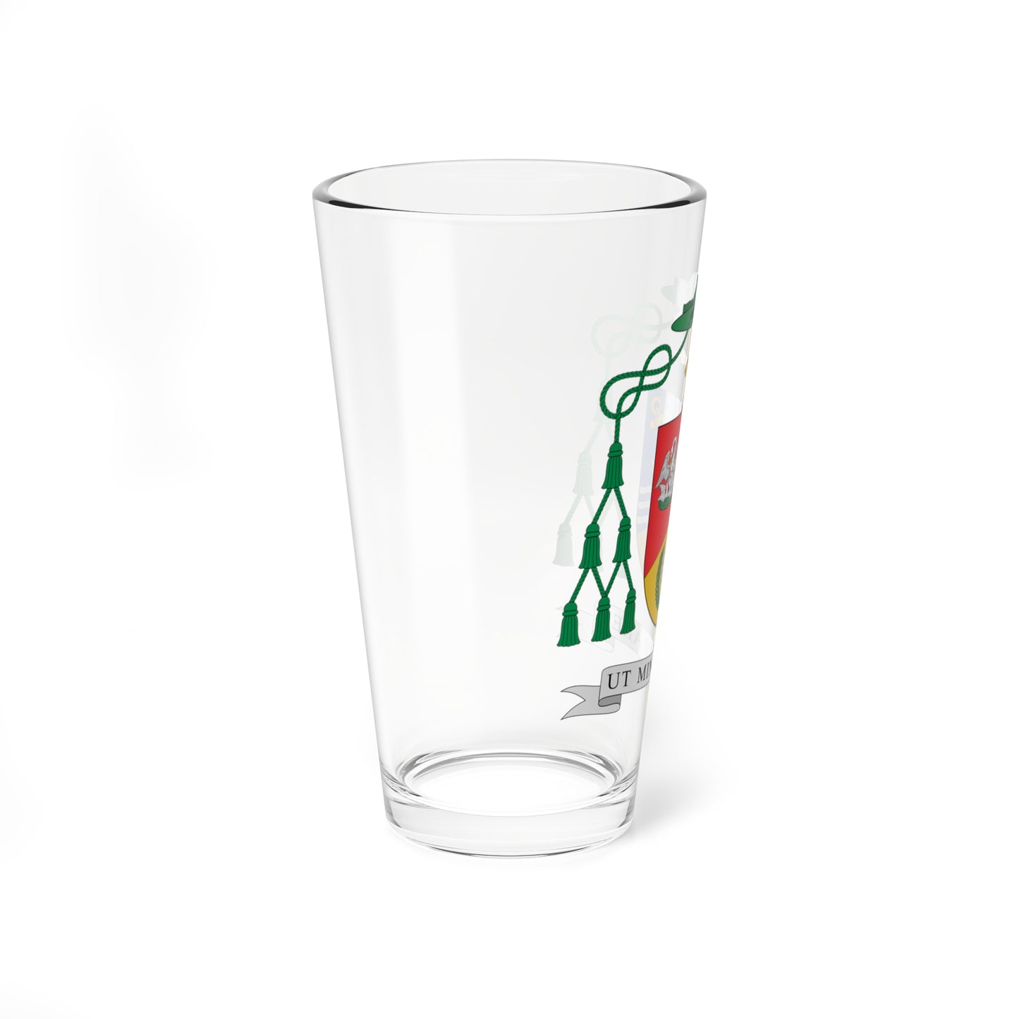 Escudo de Eloy Alberto Santiago (Spain) (Coat of Arms) Pint Glass 16oz