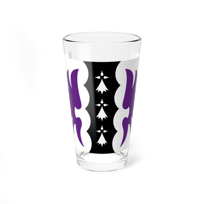 Pays Pourlet traditional district flag (France) Pint Glass 16oz