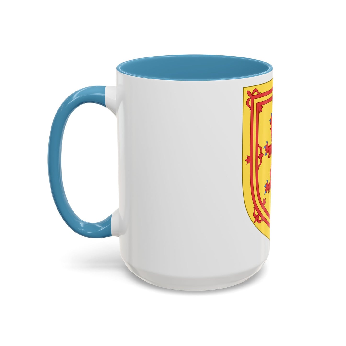 Royal Arms of the Kingdom of Scotland - Accent Coffee Mug