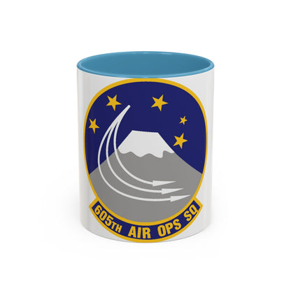 605th Air Operations Squadron (U.S. Air Force) Accent Coffee Mug