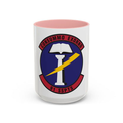 91st Security Support Squadron (U.S. Air Force) Accent Coffee Mug