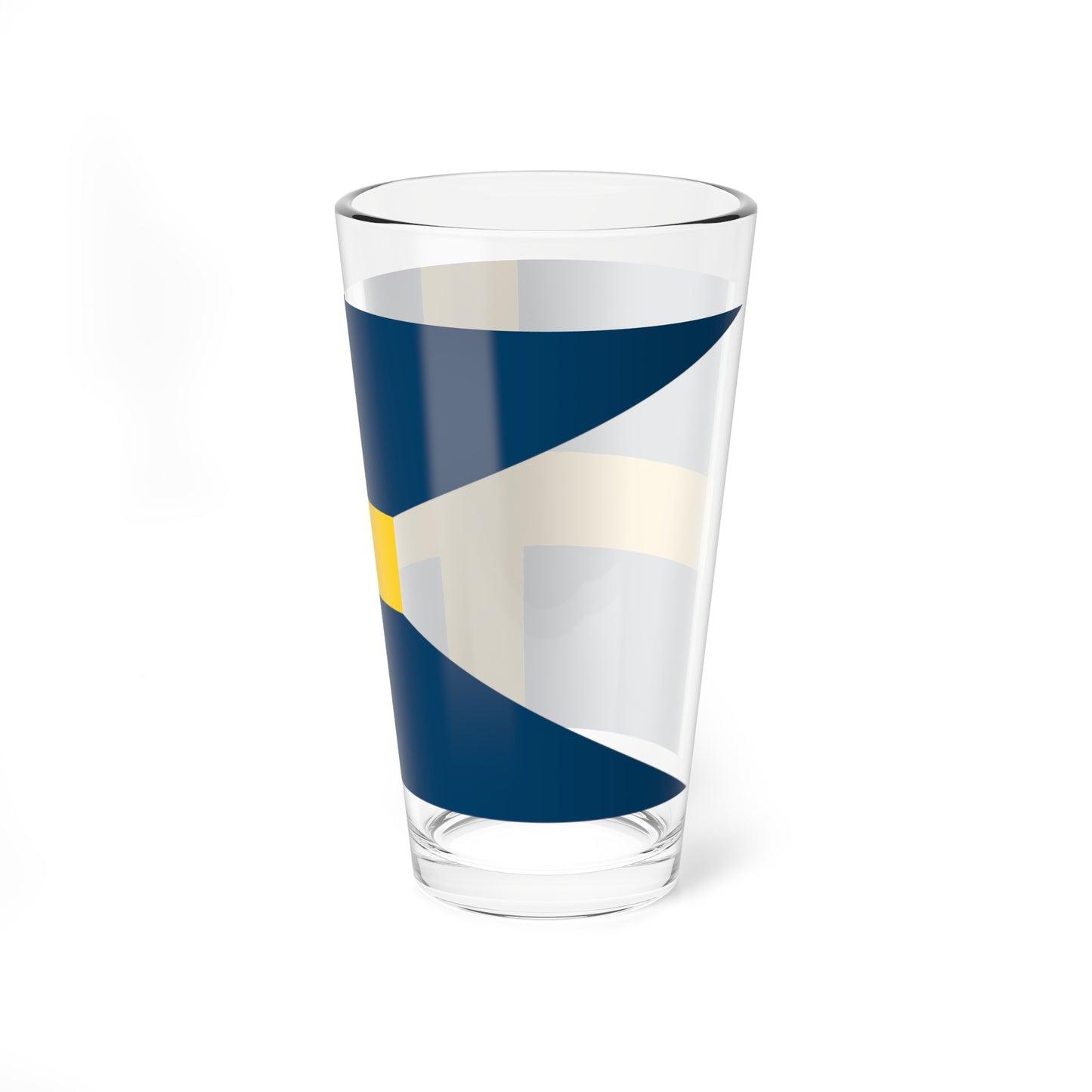 Flag of Sweden 1562-1650 (Estonia) Pint Glass 16oz