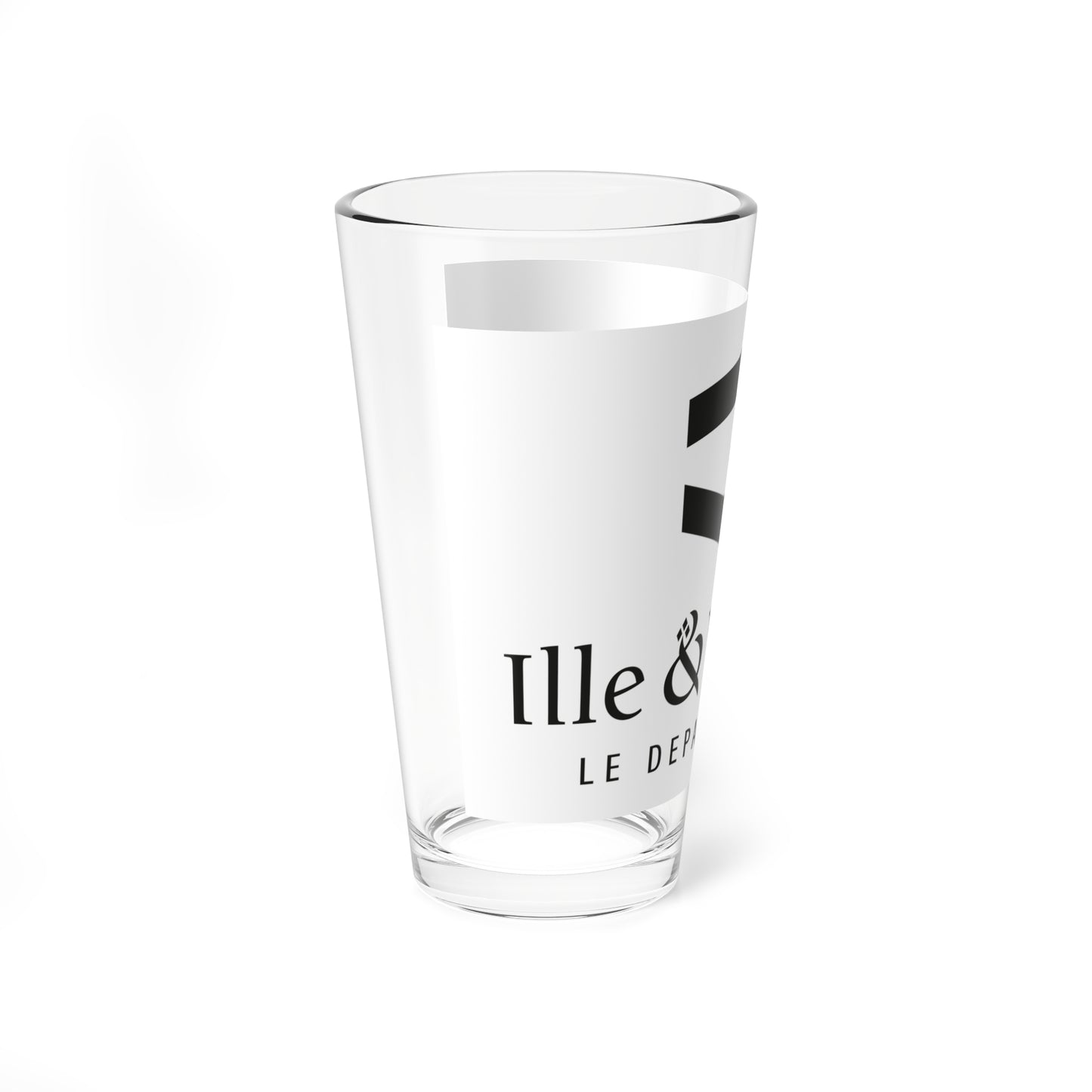 Flag of the Department of Ille-et-Vilaine (France) Pint Glass 16oz