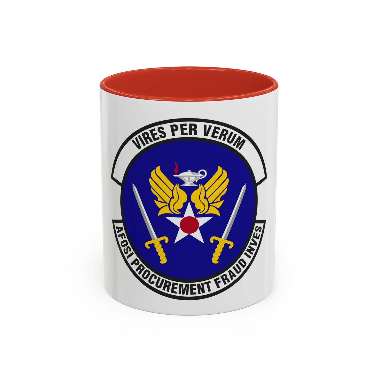 AFOSI Office of Procurement Fraud Investigations (U.S. Air Force) Accent Coffee Mug