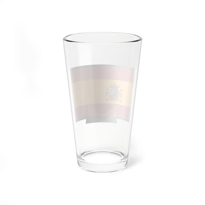 Spain flag tv (Spain) Pint Glass 16oz
