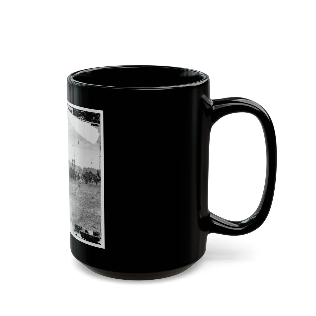 Antietam, Maryland. Captain J.M. Knap's Penn. Independent Battery  E  Light Artillery (U.S. Civil War) Black Coffee Mug