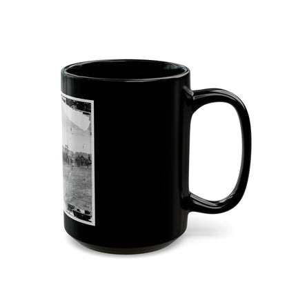 Antietam, Maryland. Captain J.M. Knap's Penn. Independent Battery  E  Light Artillery (U.S. Civil War) Black Coffee Mug