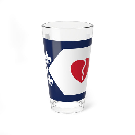 Flag of Creve Coeur Missouri (United States) Pint Glass 16oz