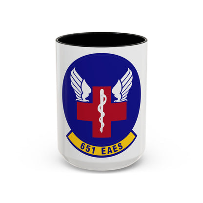 651st Expeditionary Aeromedical Evacuation Squadron (U.S. Air Force) Accent Coffee Mug