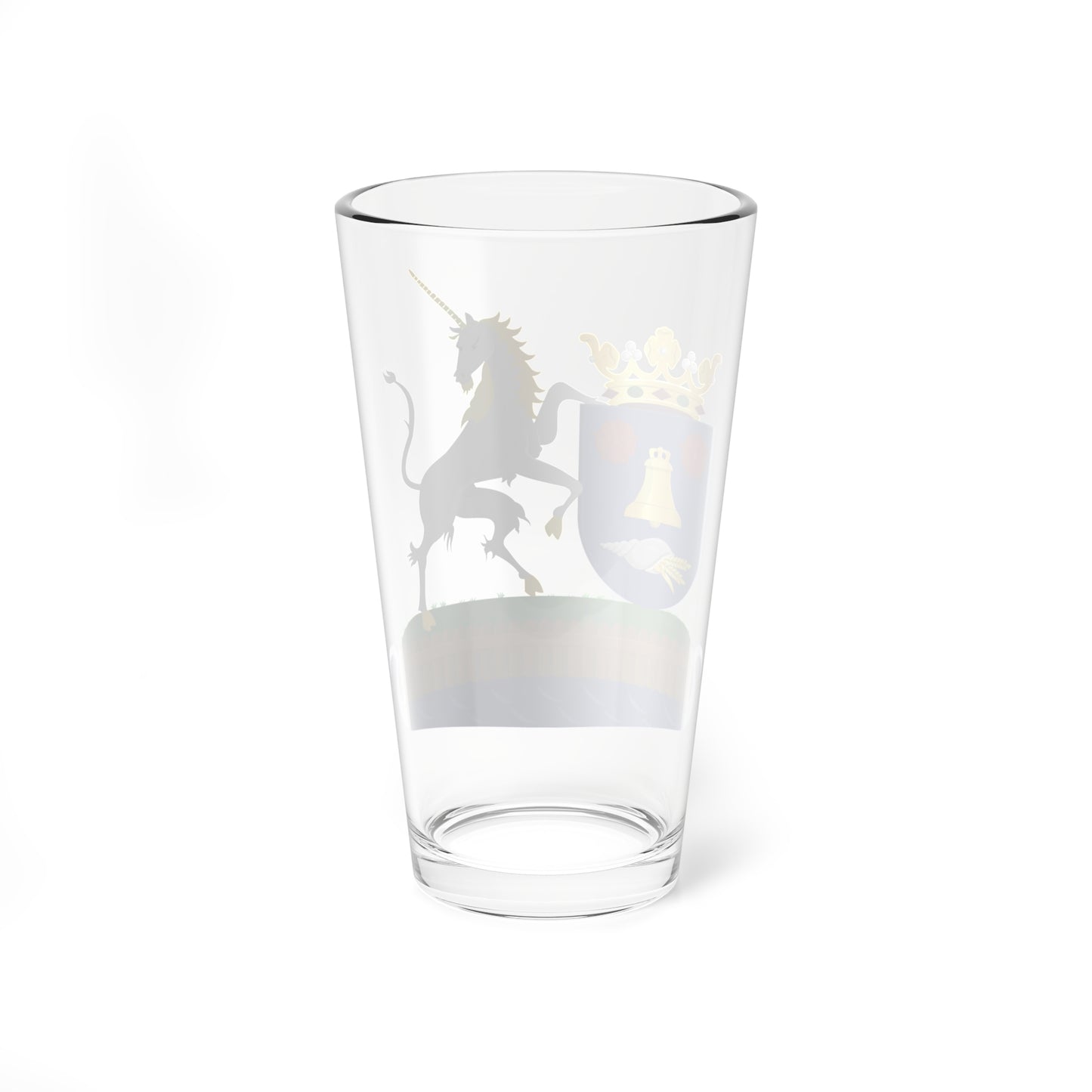 Waadhoeke wapen  foarstel 2016 (Netherlands) (Coat of Arms) Pint Glass 16oz
