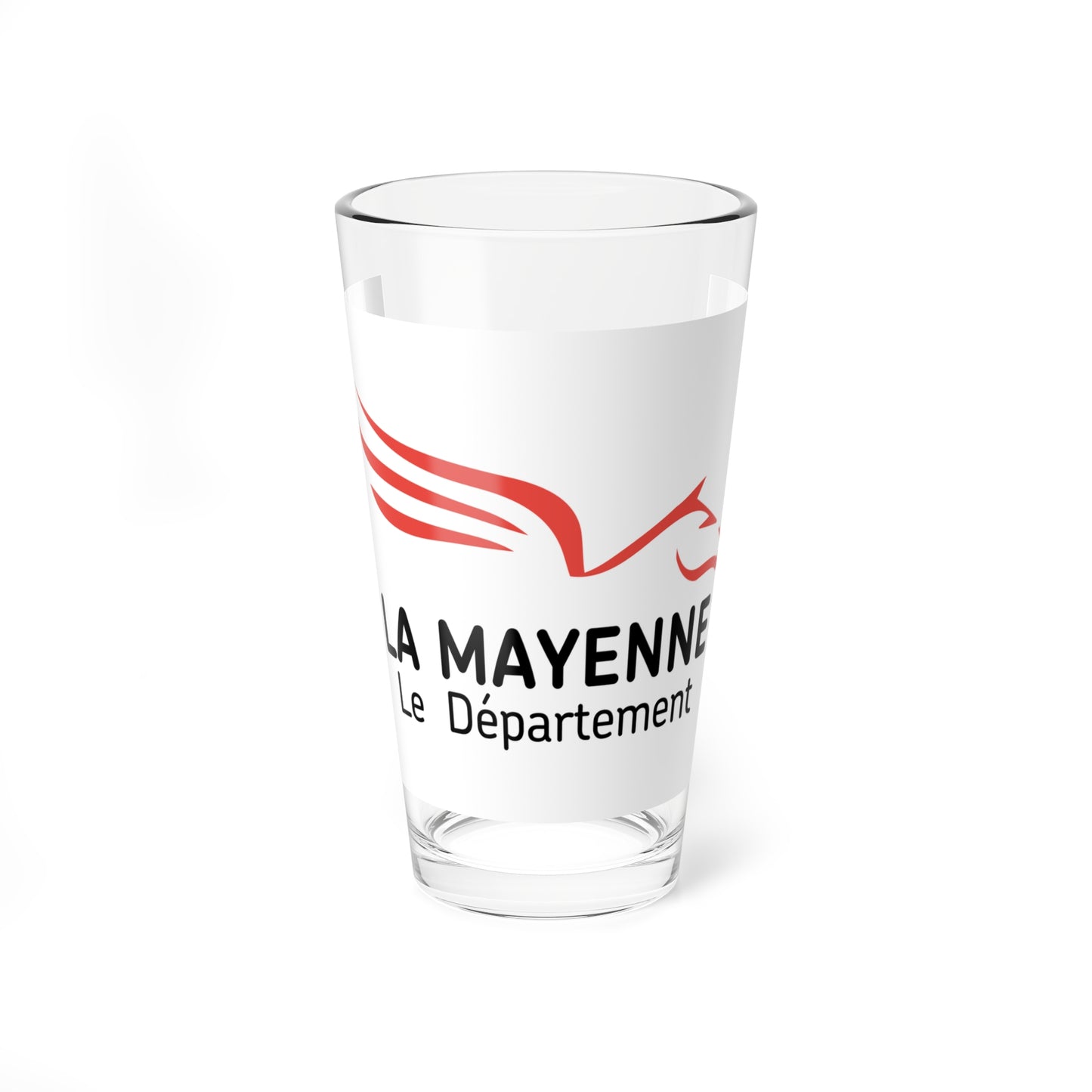 Flag of the Department of Mayenne (France) Pint Glass 16oz