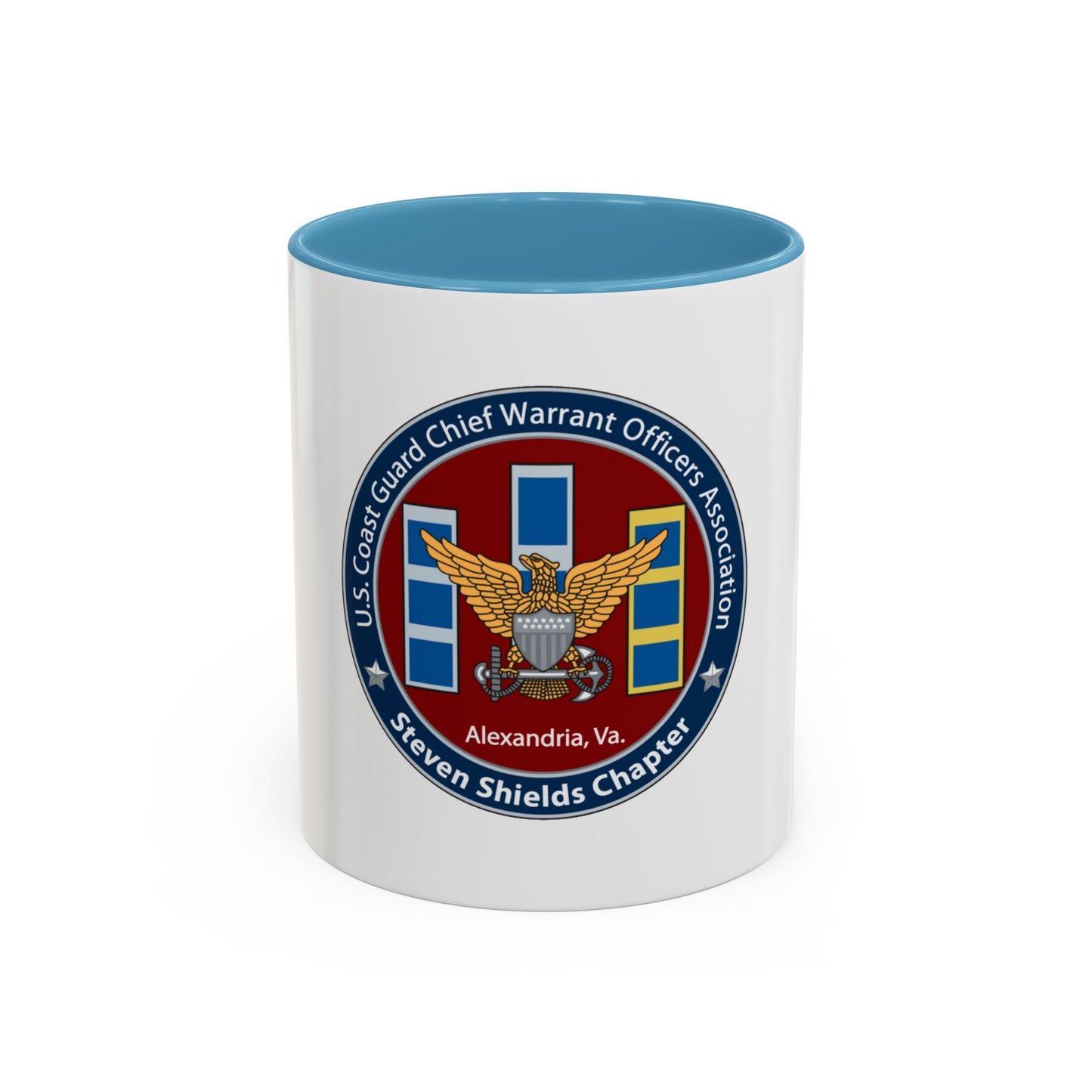 USCG CWO Assoc Steven Shields Chapter (U.S. Coast Guard) Accent Coffee Mug
