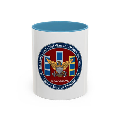 USCG CWO Assoc Steven Shields Chapter (U.S. Coast Guard) Accent Coffee Mug