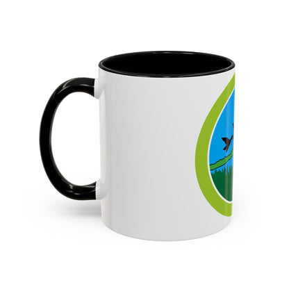 Fish and Wildlife Management (Boy Scout Merit Badge) Accent Coffee Mug