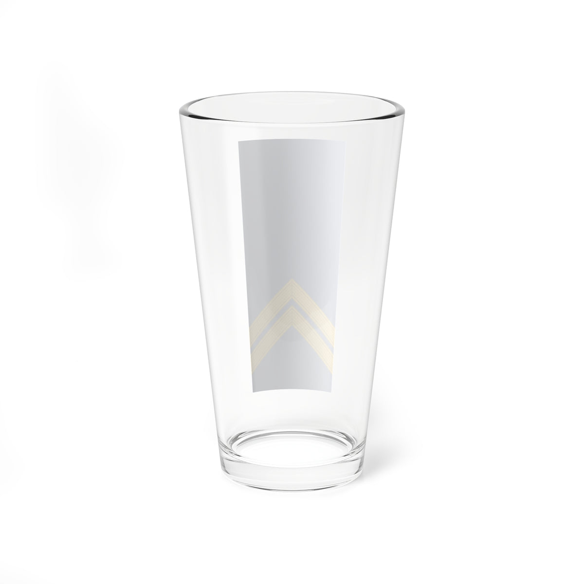 French Army sleeves OR 6 (Military Rank) Pint Glass 16oz