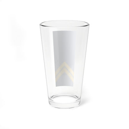 French Army sleeves OR 6 (Military Rank) Pint Glass 16oz