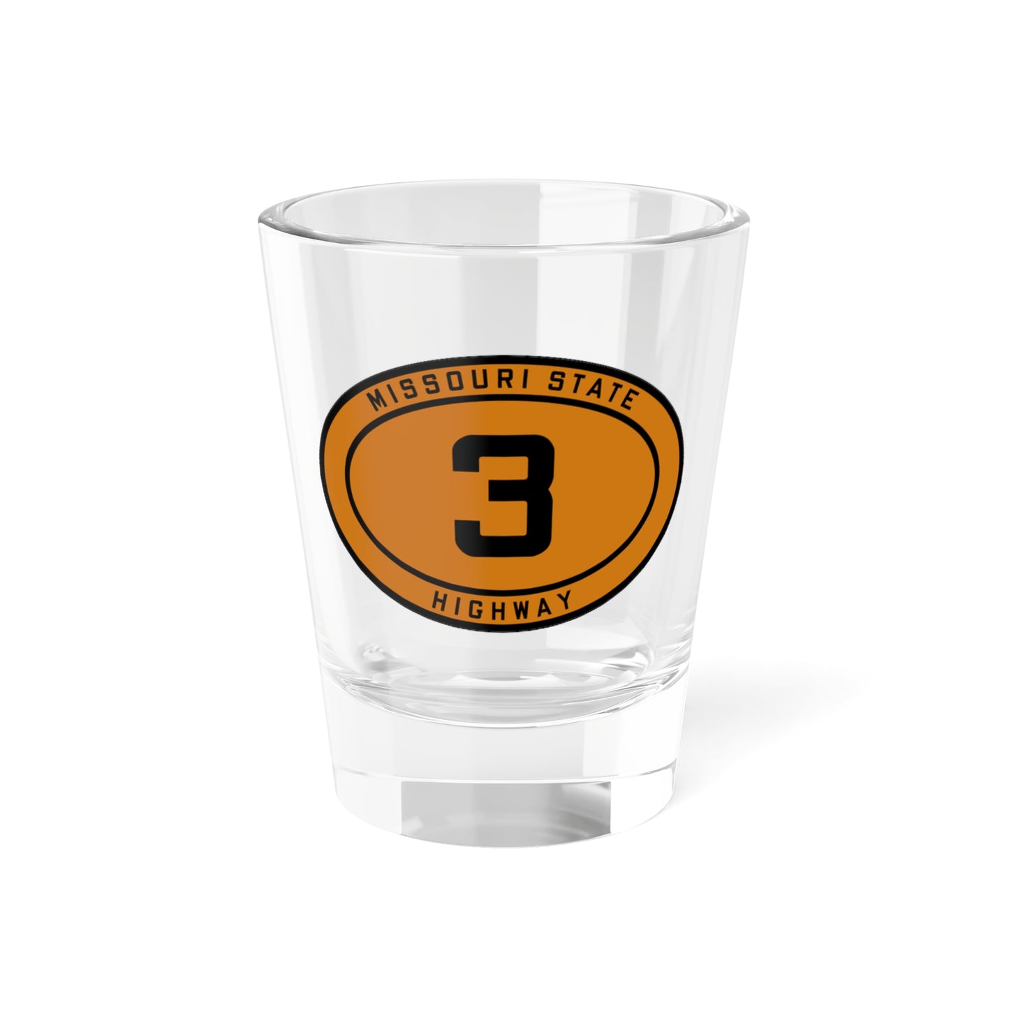 MO-3 1920 (Missouri) (Road Sign) Shot Glass 1.5oz