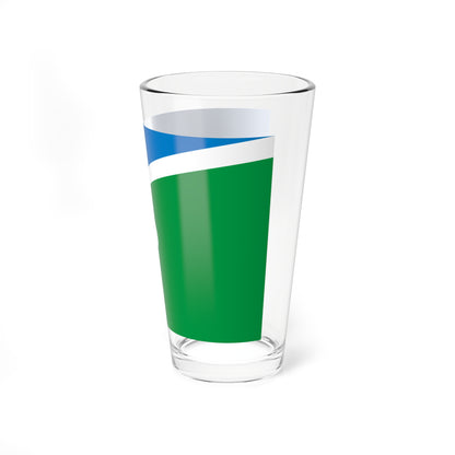 Flag of Protvino (Russia) Pint Glass 16oz