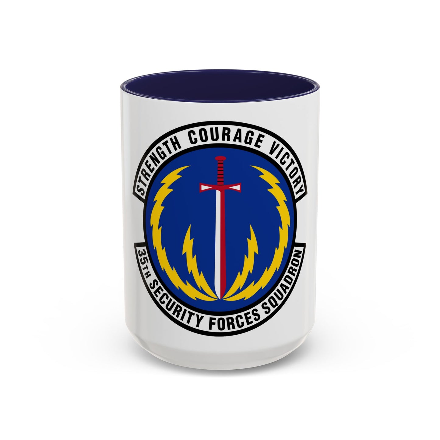35 Security Forces Squadron PACAF (U.S. Air Force) Accent Coffee Mug