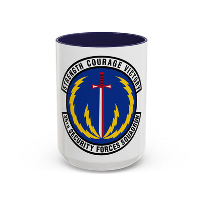 35 Security Forces Squadron PACAF (U.S. Air Force) Accent Coffee Mug